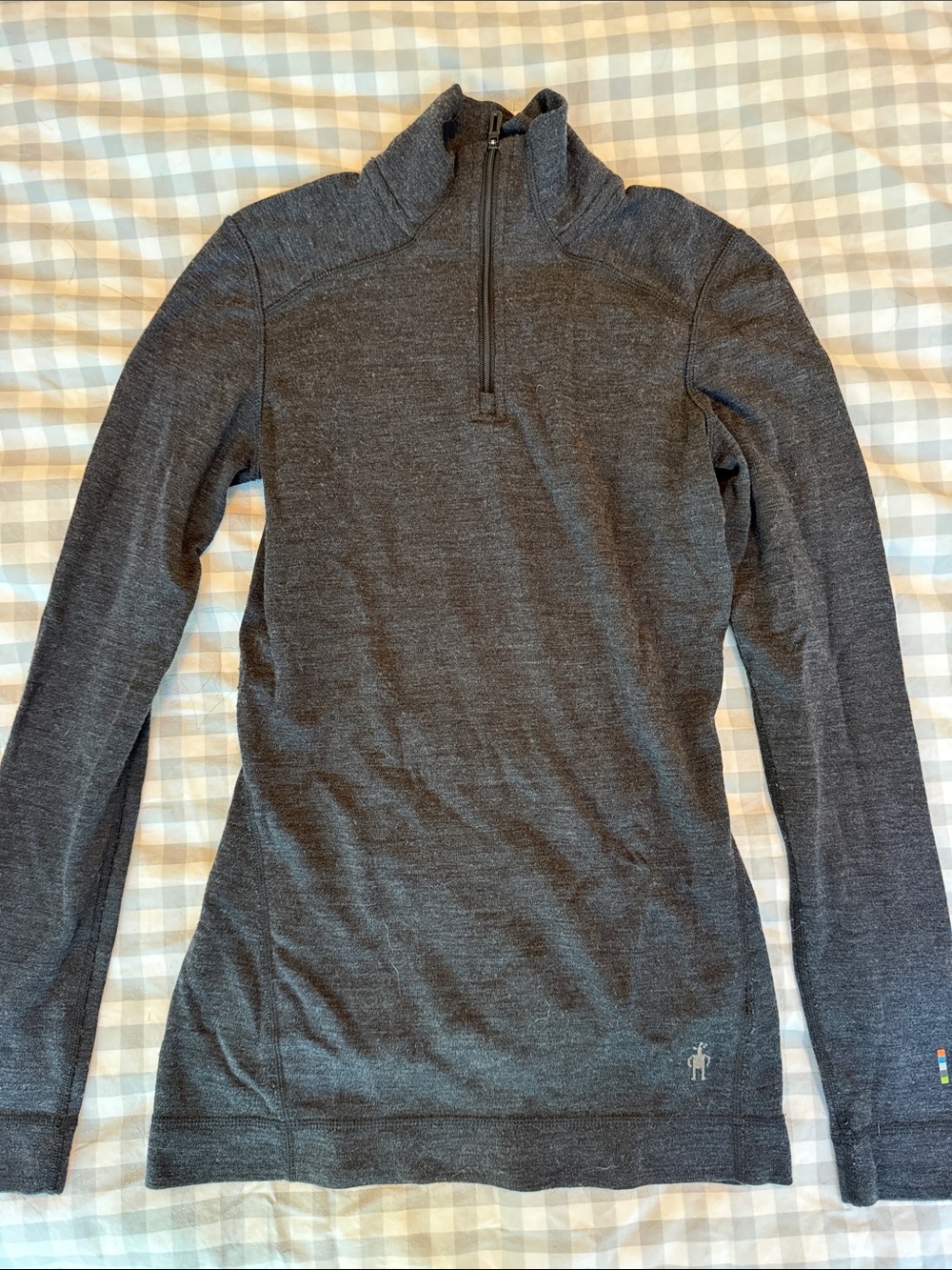 Smartwool Charcoal Gray Merino Half-Zip Top